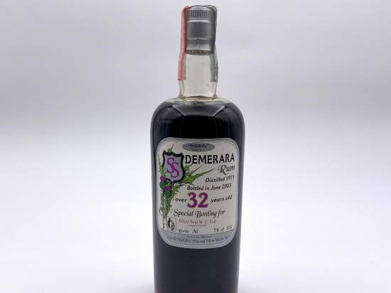 Demerara Rum Silver Seal Wildlife Series No. 1 32 Jahre