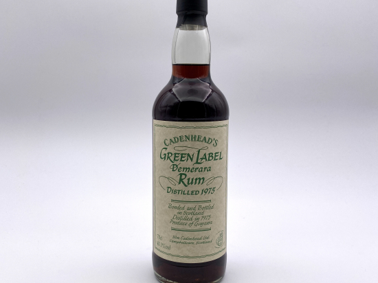 Cadenhead´s Green Label Demerara Rum Distilled 1975